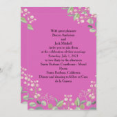 Vloerbruiloft Kaart (Voorkant / Achterkant)