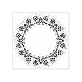 Vloercirkelvormig silhouet 	rubberstempel (Afrduk)