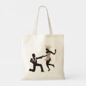 Vloerdansers Tote Bag (Achterkant)