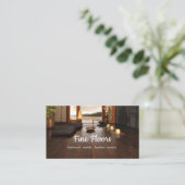 Vloeren van Hardwood Marble Construction Visitekaartje (Staand voorkant)