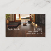 Vloeren van Hardwood Marble Construction Visitekaartje (Achterkant)