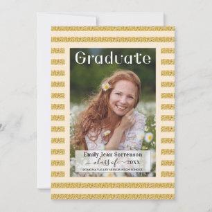 Vloergebied Goud Afstuderen Parade Kaart