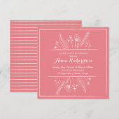 Vloerillustratie Uitnodiging Brunch (Voorkant / Achterkant)