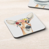 Vloerkroonforestster Deer Bier Onderzetter (Linkerzijde)