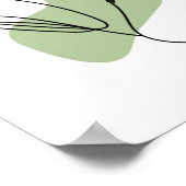 Vloerlijn Poster (Hoek)