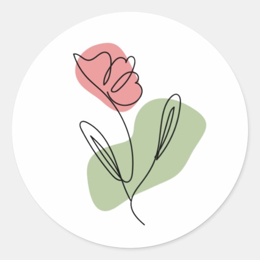 Vloerlijn Ronde Sticker (Voorkant)