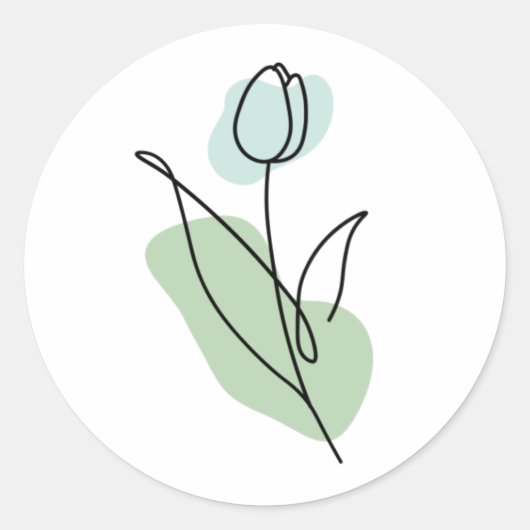 Vloerlijn Ronde Sticker (Voorkant)