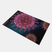 Vloermat kovid virus biologie deurmat (Schuin)