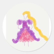 Vloermeisjes Collectie Rapunzel Sticker