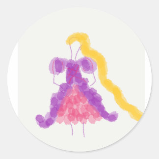 Vloermeisjes Collectie Rapunzel Sticker