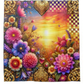 Vloerontwerp Douchegordijn (Voorkant)