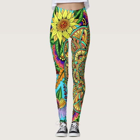 Vloerpagina Mandala Leggings (Voorkant)