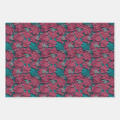 Vloerpapier - Design van bloemen van paprika's Inpakpapier Vel (Voorkant)
