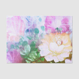 Vloerpapier, van Floral voorzien Tissuepapier