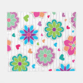 Vloerpatroon Fleece Deken (Voorkant (Horizontaal))