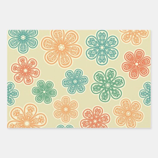 Vloerpatroon Inpakpapier Vel (Voorkant)