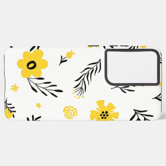 Vloerpatroon Samsung Galaxy Hoesje (Linkerkant)