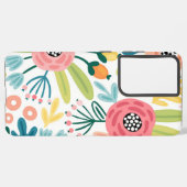 Vloerpatroon Samsung Galaxy Hoesje (Linkerkant)