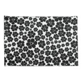 Vloerpatroon - zwart-wit kussensloop (Achterkant-Rechts)