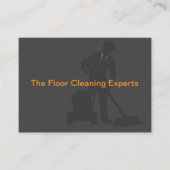 Vloerreinigingsdiensten Moderne Visitekaartjes (Voorkant)