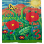 Vloerschotelgordijn Douchegordijn (Voorkant)