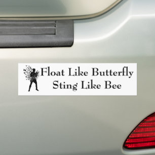 Vloerstaartje als bijen bumpersticker