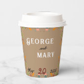 Vloerstijl Papieren Bekers (Achterkant)