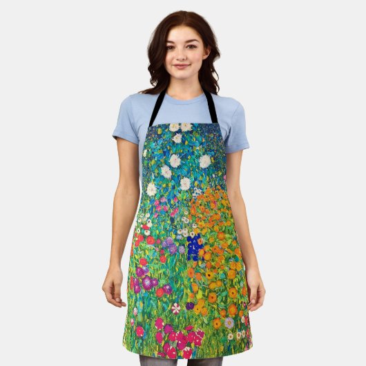 Vloertuin, Gustav Klimt Schort (Gedragen)