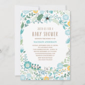 Vloertuin | Uitnodiging tot Baby shower (Voorkant)