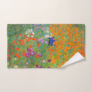 Vloertuin van Gustav Klimt Handdoek