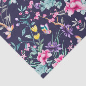 Vloertuinboeg Blauw Tissuepapier (Detail)