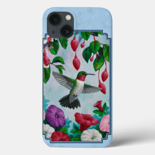 Vloertuinen en luimvee Blauw iPhone 13 Hoesje