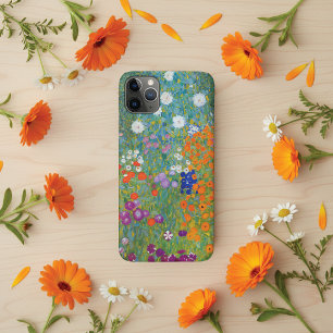 Vloertuinlandschap Gustav Klimt iPhone 11 Pro Max Hoesje