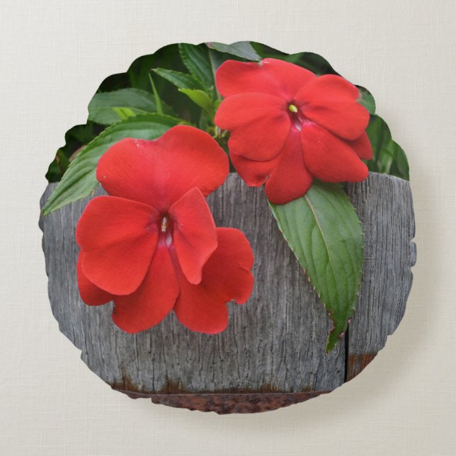 Vloertuinpiloot Rond Kussen (Voorkant)