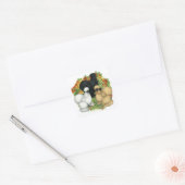 VloertuinSilkies Vierkante Sticker (Envelop)