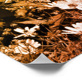 Vloertuinvogelhuis zwart-wit Vintage Poster (Hoek)