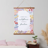 Vloerveld Hangend Wandkleed (Slaapkamer)