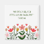 Vloervelden wit magneet (Voorkant)