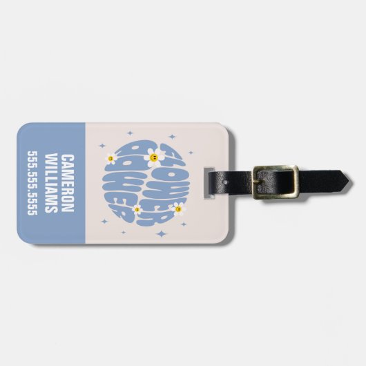 Vloervermogensslogan Bagagelabel (Voorkant horizontaal)