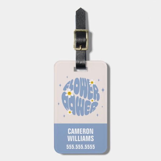 Vloervermogensslogan Bagagelabel (Voorkant verticaal)