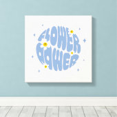 Vloervermogensslogan Canvas Afdruk (Insitu (Houten vloer))