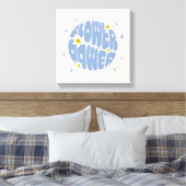 Vloervermogensslogan Canvas Afdruk (Insitu (Slaapkamer))
