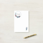 Vloervogel op maat post-it® notes (Op bureau)