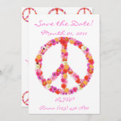  Vloervredesgebarenteerde uitnodigingen (Voorkant / Achterkant)