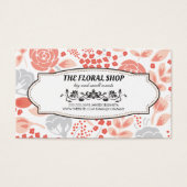 Vloerwinkel | Florist Visitekaartje (Voorkant)