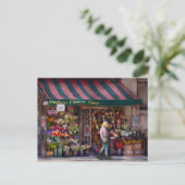 Vloerwinkel - NY - Chelsea - Hudson Flower Shop Briefkaart (Staand voorkant)