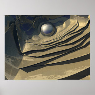 Vlokken van goud poster