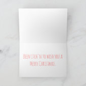 Vlooien Navidad Feestdagen Kaart (Binnen)