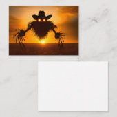 VLOTENDE VOGELVERSCHRIKKER NOTITIEKAARTJE (Voorkant / Achterkant)