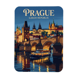 Vltava rivier Tsjechië Magneet